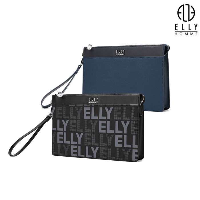 TÚI CLUTCH NAM DA THẬT ELLY HOMME – ECM22