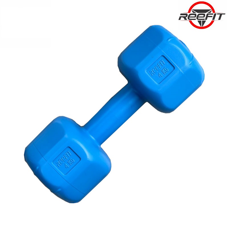 Tạ Tay Nhựa 4kg Bát Giác REEFIT