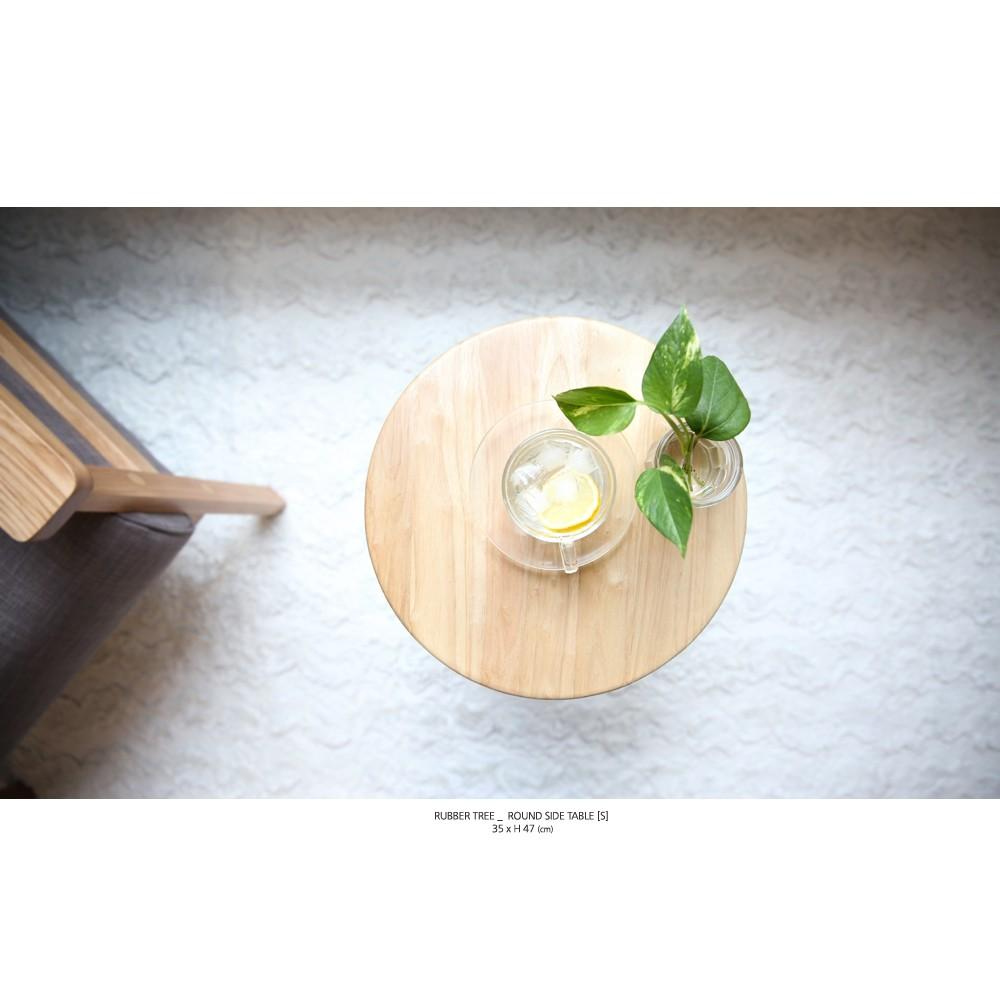BÀN TRÒN NHỎ KIỂU HÀN - ROUND SIDE TABLE