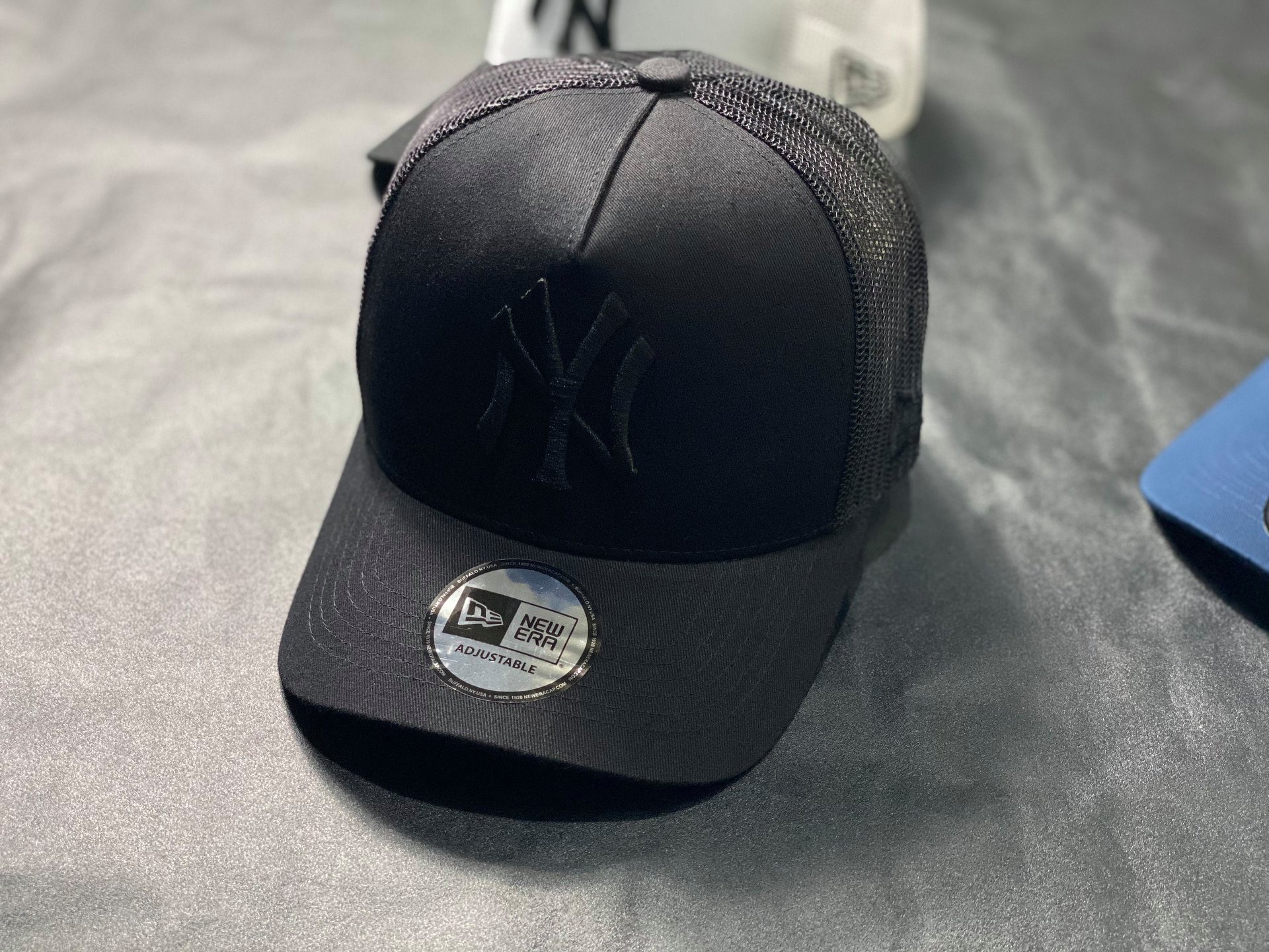 (Hàng VNXK) Nón kết, mũ lưỡi trai nam nữ cho MLB phối lưới vải kaki thời trang (Ảnh thật)
