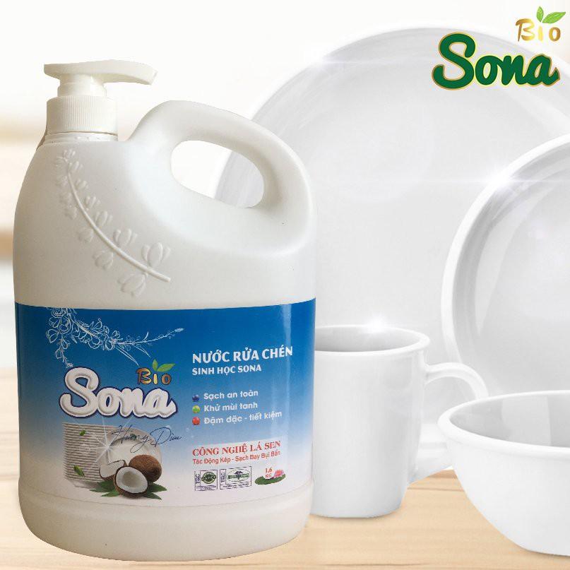 Nước Rửa Chén Sona Hương Dừa 1,6kg