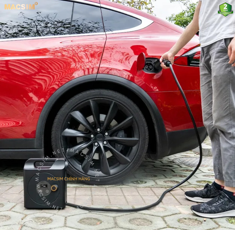 Sạc di động cao cấp ô tô điện Tesla Model X/ S/ model 3 ev - Sạc di động cao cấp 3,68KW chính hãng Macsim