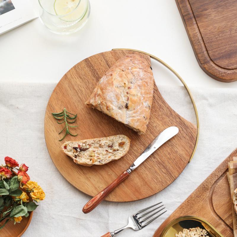 Gỗ Chắc Chắn Thớt Gỗ Thớt Cho Vòng Pizza Ban Bít Tết Bánh Mì Cắt Miếng Trái Cây Dụng Cụ Nhà Bếp Phụ Kiện