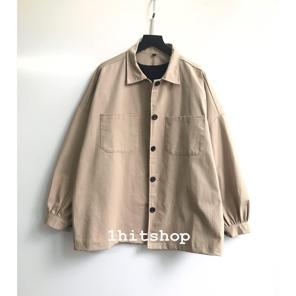 Áo Khoác KAKI SIMPLE JACKET Ulzzang Unisex