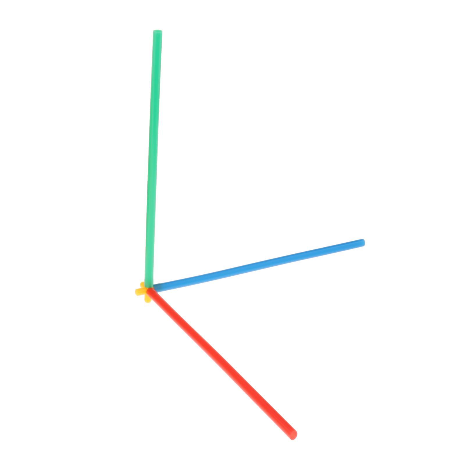 Fort Building Kit Construction Tunnel DIY Toys With Rods & Spheres