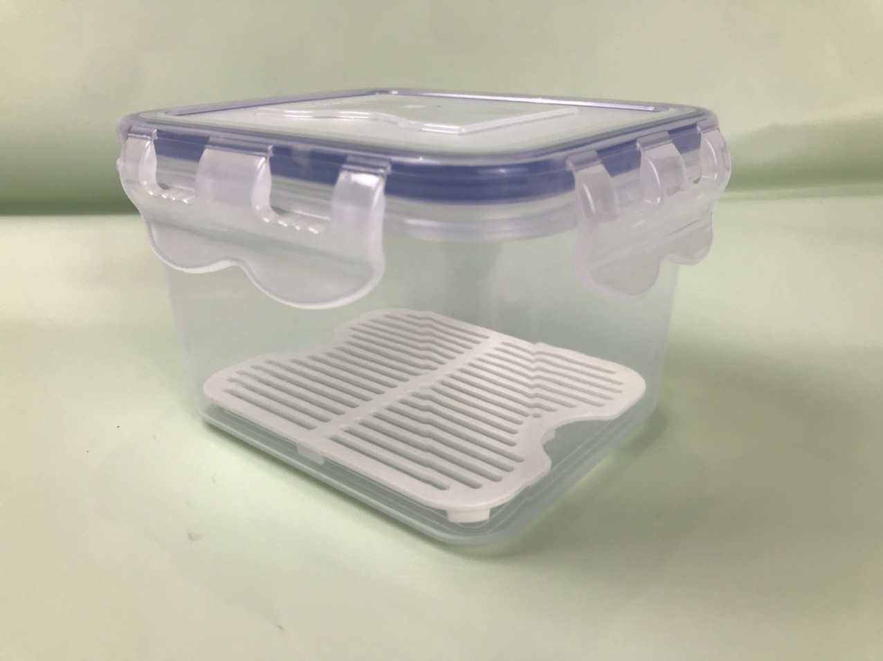 [TẶNG KHAY RÁO NƯỚC] Bộ 3 Hộp Đựng Thực Phẩm VIETSON (850,1300,2400ml) Nắp Khóa 4 Cạnh Kín Hơi