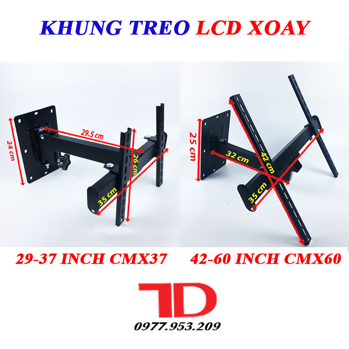 Khung treo tivi LCD cao cấp xoay