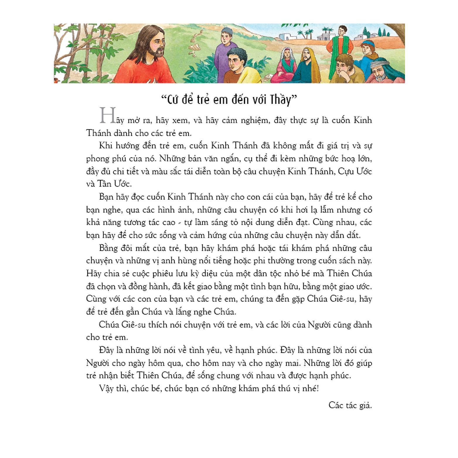 Sách - Kinh Thánh Cho Thiếu Nhi - Cựu Ước Và Tân Ước - Bayard Việt Nam