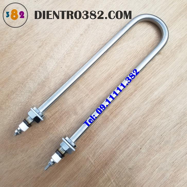 Thanh nhiệt chữ U công suất 4kw, 5kw, 6kw may so nhiệt chữ U chất liệu inox 304 cho nồi phở, nồi hấp và đun nước sôi