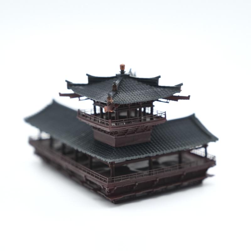 Mô hình tiểu cảnh LẦU PHƯỢNG HOÀNG - bán cạn - bể cá - hòn non bộ - terrarium - tinh xảo - chất lượng cao