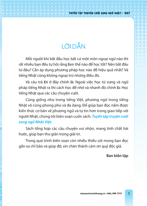 Tuyển Tập Truyện Cười Song Ngữ Nhật Việt