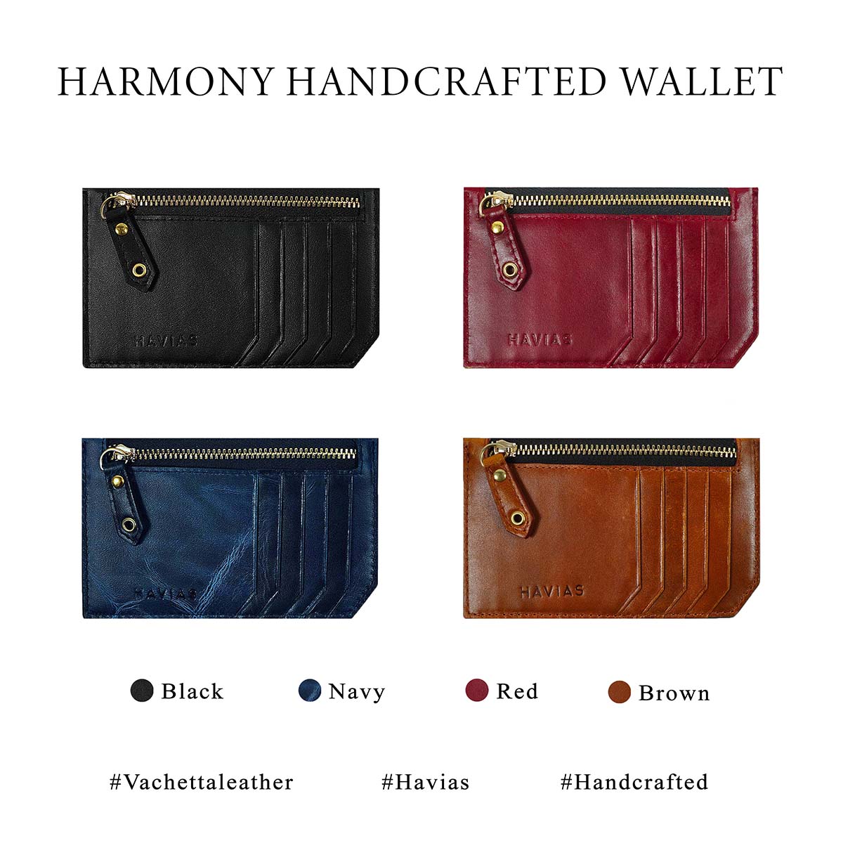 Ví da Mini Harmony Handcrafted Wallet