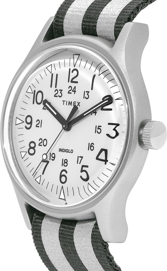 Đồng hồ Nam Timex MK1 Aluminum Reflective Fabric Watch - TW2R80900 (40mm)