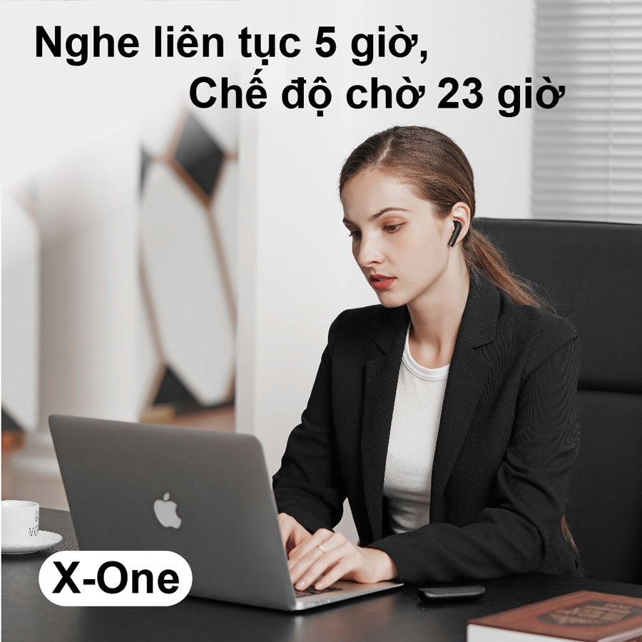 Tai nghe không dây myALO X-One: tai nghe Bluetooth 5.3 | Pin 23 giờ | Chống nước IPX4 | Điều khiển cảm ứng thông minh | Thiết kế trượt mở độc đáo đạt giải thưởng IF Design Award 2022 | Hàng chính hãng