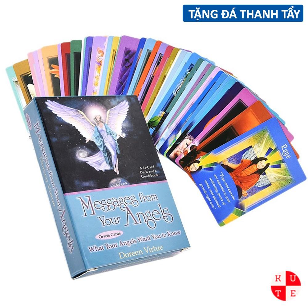 Bài Oracle Mesages From Your Angels 44 Lá Bài Tặng File Tiếng Anh Và Đá Thanh Tẩy