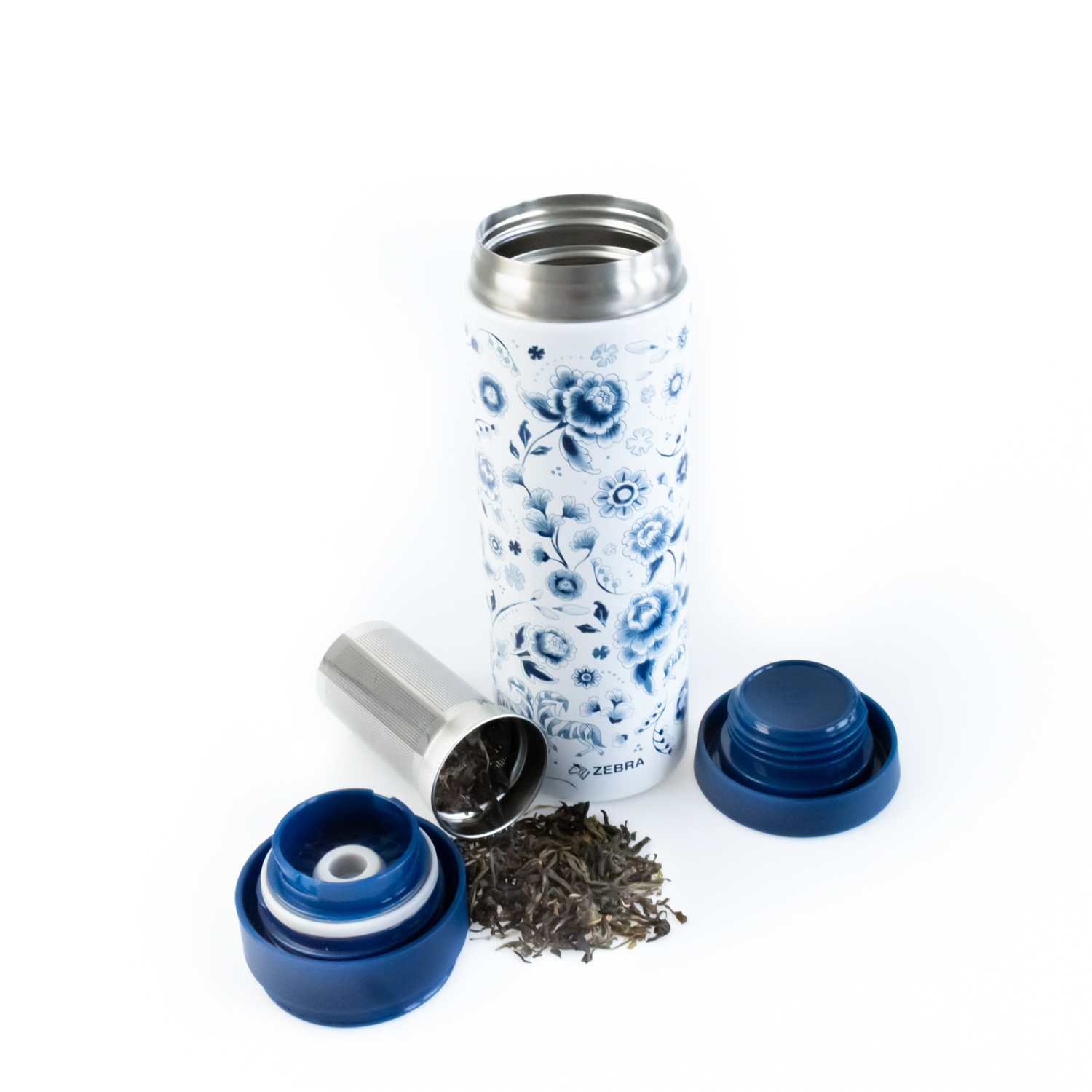 Bình giữ nhiệt inox Flask Oriental Blue 0.45L-112906