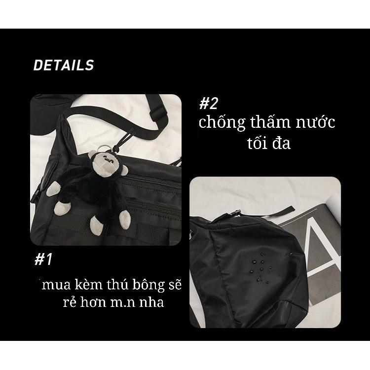 Túi Đeo Chéo Nam Nữ Cỡ Vừa Chống Thấm Nước Thời Trang Hàn Quốc Phong Cách Streetwear Unisex Cao Cấp 200