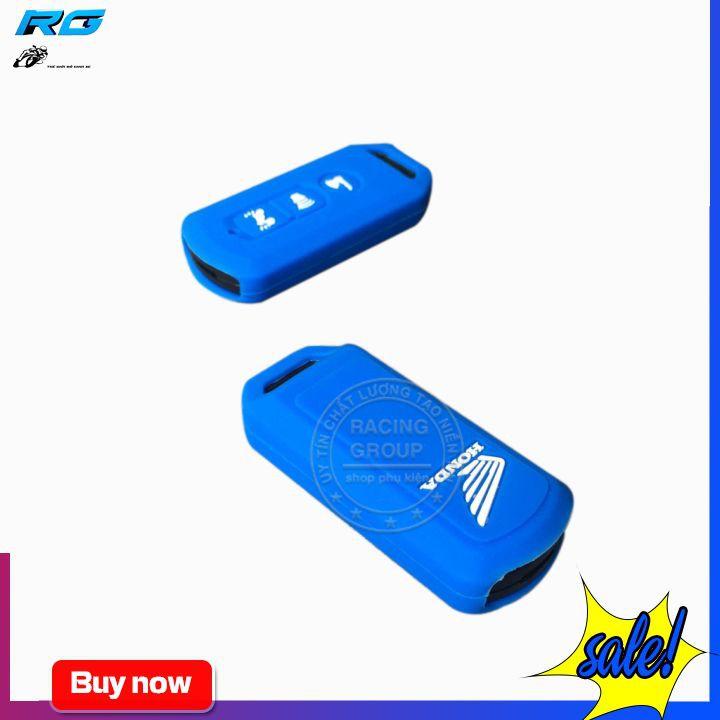 Bọc Khóa Cao Su Smartkey 3 Nút Cho Xe Sh, Sh Mode ( Màu Xanh Dương ) Logo Ngẫu nhiên