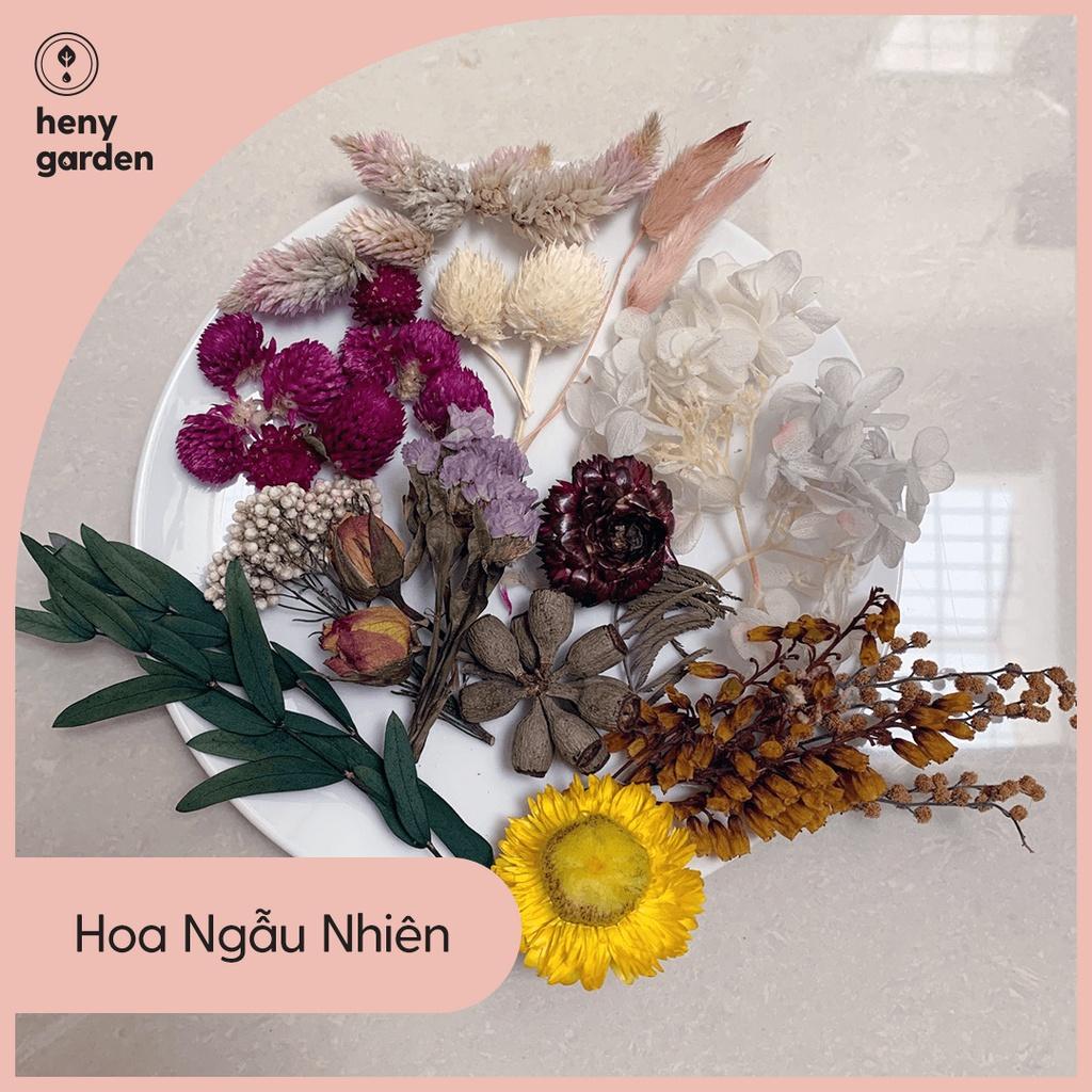 Hoa Trang Trí Nến Thơm Decor Nguyên Liệu Tự Làm Nến Tại Nhà Heny Garden