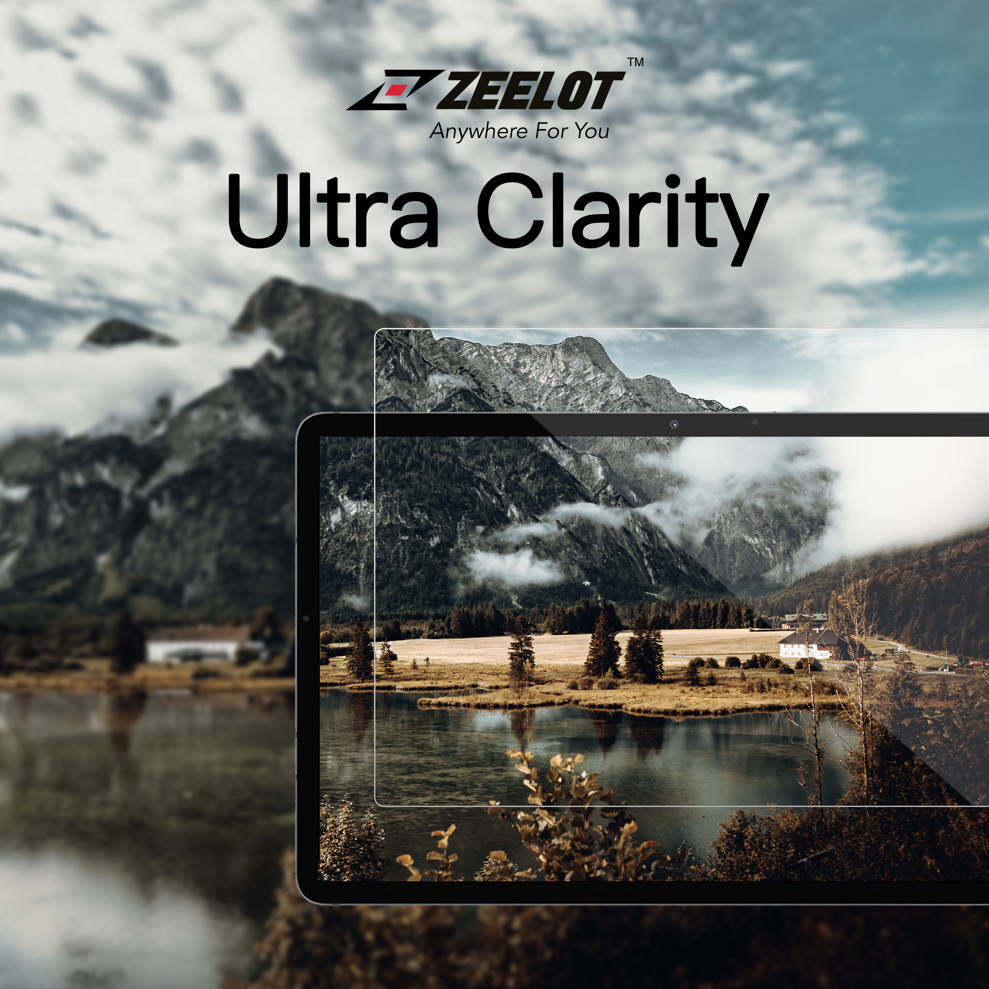 Dán cường lực Zeelot Pure Shield Glass Cho Galaxy Tab S7/ Tab S7 Plus/ Tab S7 FE - Hàng Chính Hãng