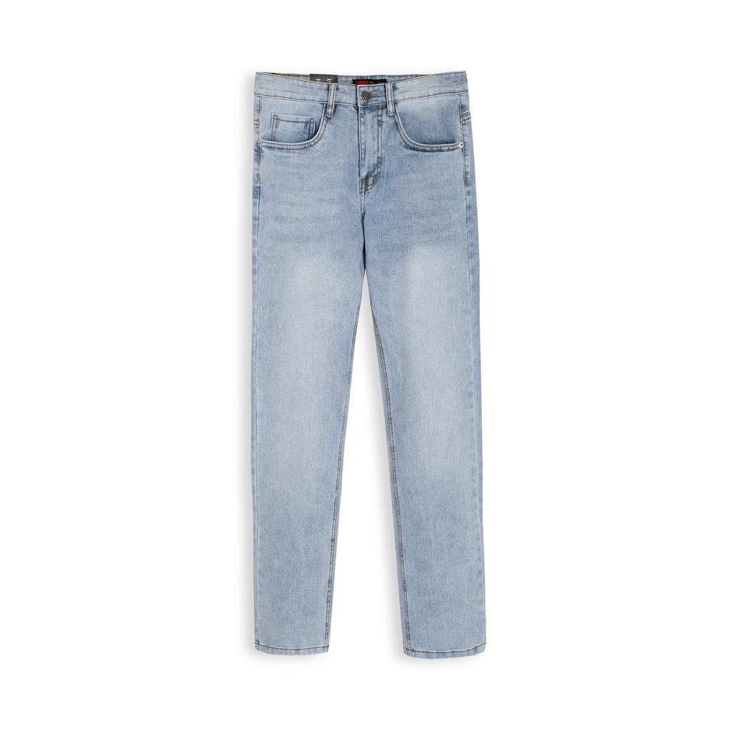 Quần Jeans nam trơn cao cấp form đứng LADOS-4084 co giãn, không ra màu, hàng chính hãng