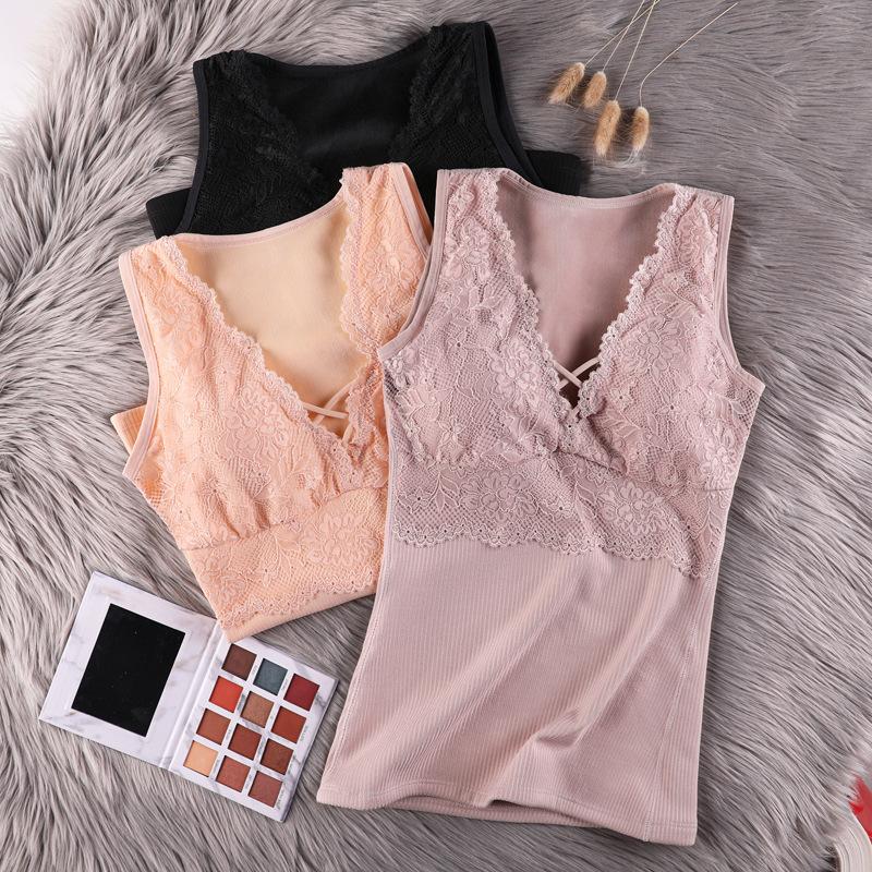 Quần Lót Sinh Nhiệt Plus Kích Thước 6XL Áo Giữ Nhiệt Lót Phụ Nữ Mùa Đông Quần Áo Ấm Đầu Bên Trong Mặc Nhiệt Áo Sơ Mi Quần Lót Không Đường May Dùng Thân Thiết