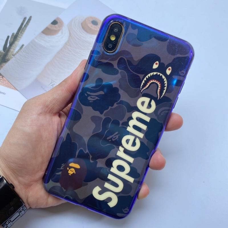 Ốp Lưng Dẻo In Phủ Bóng S U P R E M E Cho Iphone X / XS / XS MAX / 8 PLUS / 7 PLUS