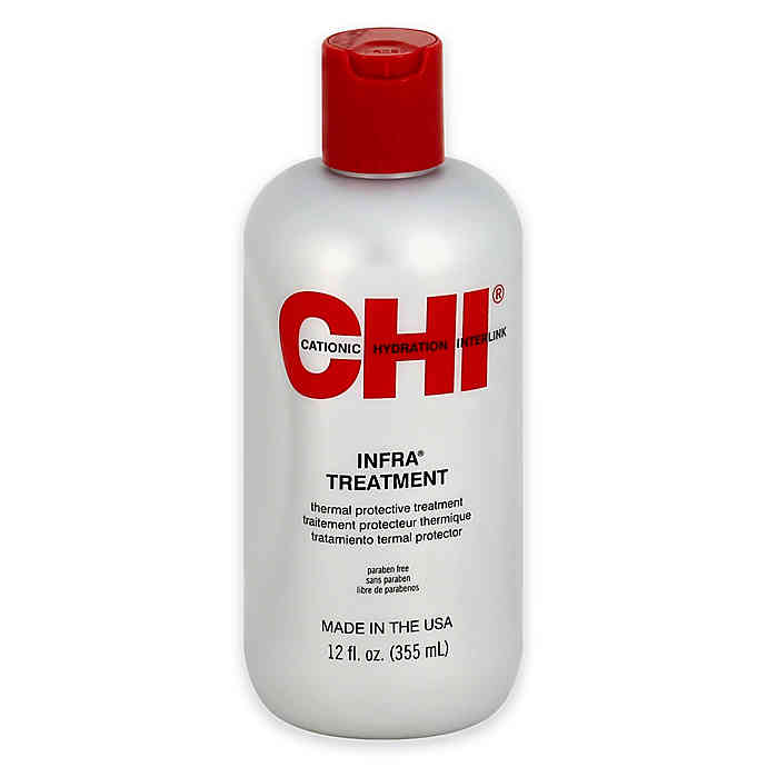 Dầu xả CHI Infra Thermal Protective treatment siêu mượt cho tóc khô hư tổn (xám) 355ml