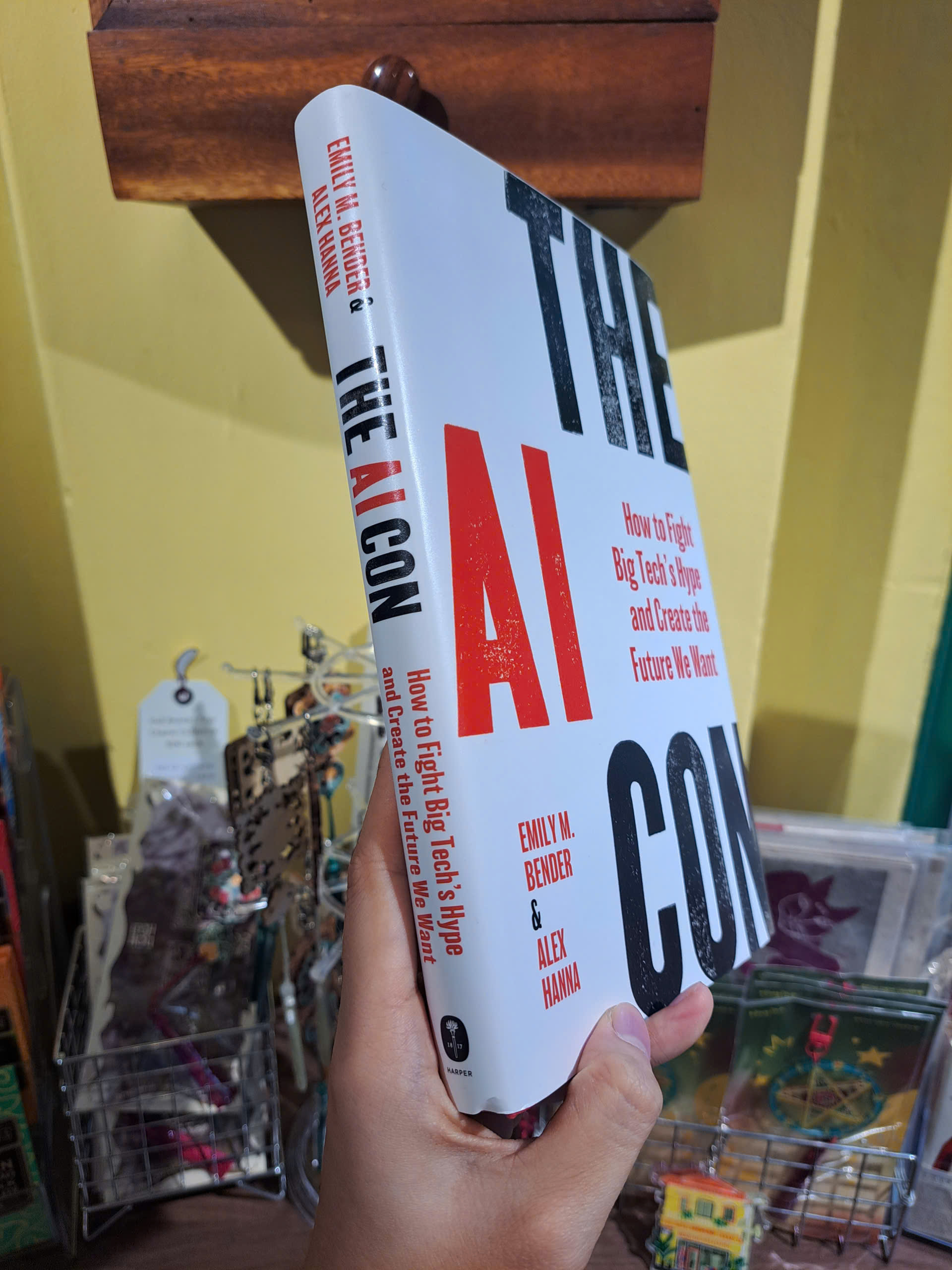 Sách - The AI Con - Emily M. Bender | Non Fiction / AI / Technology / Ngoại văn bìa cứng nhập khẩu