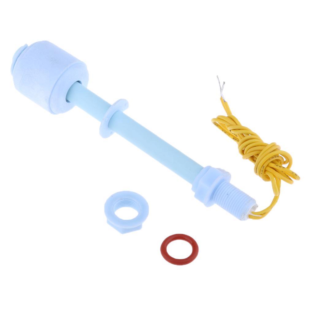 M10*100MM PP Tank Pool Water Level Liquid Sensor Vertical Float Switch 100V