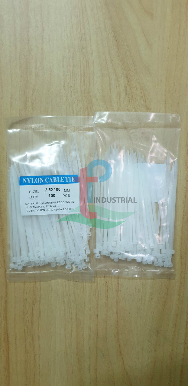 Dây rút nhựa - trắng, đen 3x100 HÀNG ĐỦ LY, ĐỦ SỢI /100 sợi/bịch. CHỐNG TIA UV
