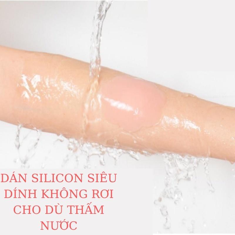 Hộp 5 cặp dán ngực, miếng dán ti silicon tái sử dụng nhiều lần