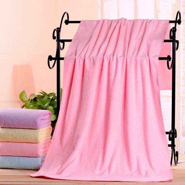 Combo 5 khăn tắm họa tiết cotton xuất Nhật 70cm x 140cm