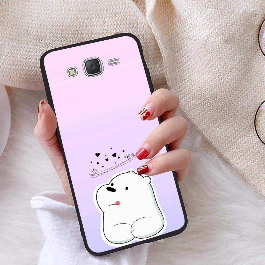 Ốp lưng dành cho Samsung Galaxy J7 viền dẻo TPU bộ sưu tập Chúng ta là gấu - Hàng chính hãng