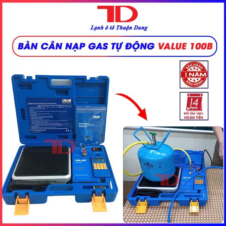 Bàn cân nạp gas tự động value 100B