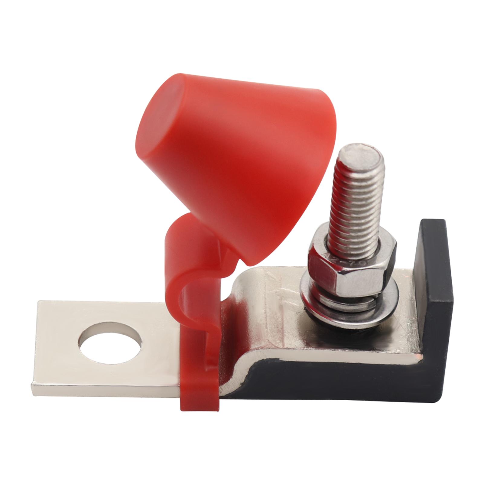 Terminal Fuse Block with Cover Single Stud M8 Withstand Current Range 30A-300A