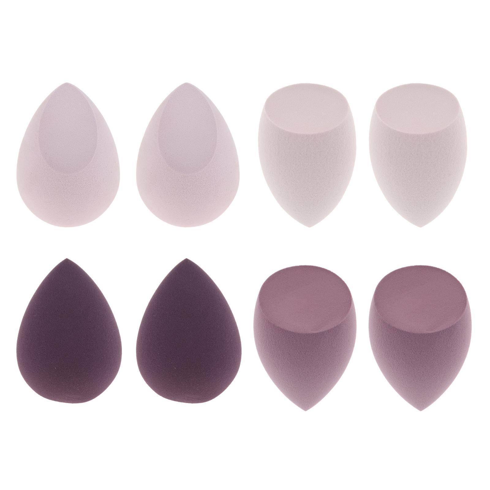 8x Makeup Sponge Set Foundation Concealer Powder Cosmtics Puff Latex-Free for all kinds of cosmetics, foundation, BB cream