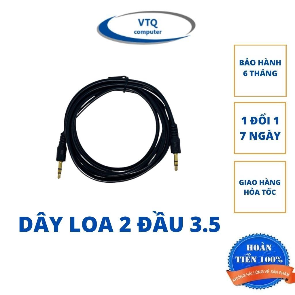 Dây loa 1 ra 1, DÂY 2 ĐẦU 3.5 dài 1.5m 3m 5m hàng tốt jack 3.5mm