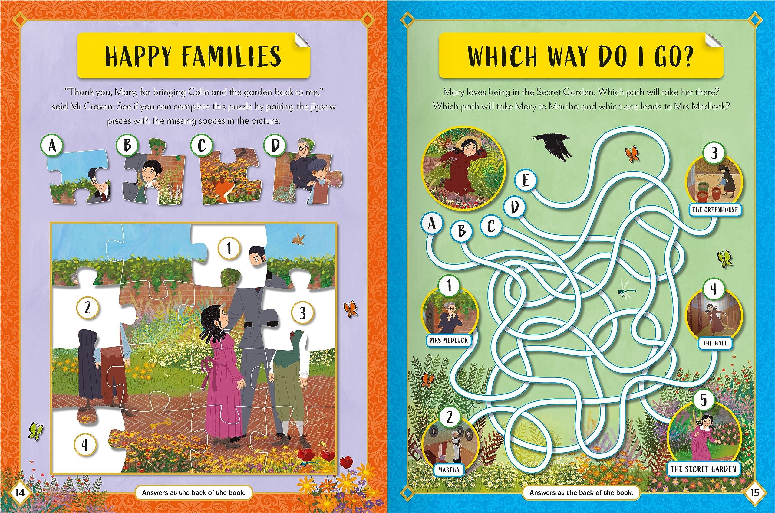 Sách ngoại văn: Sticker Activity Books - The Secret Garden