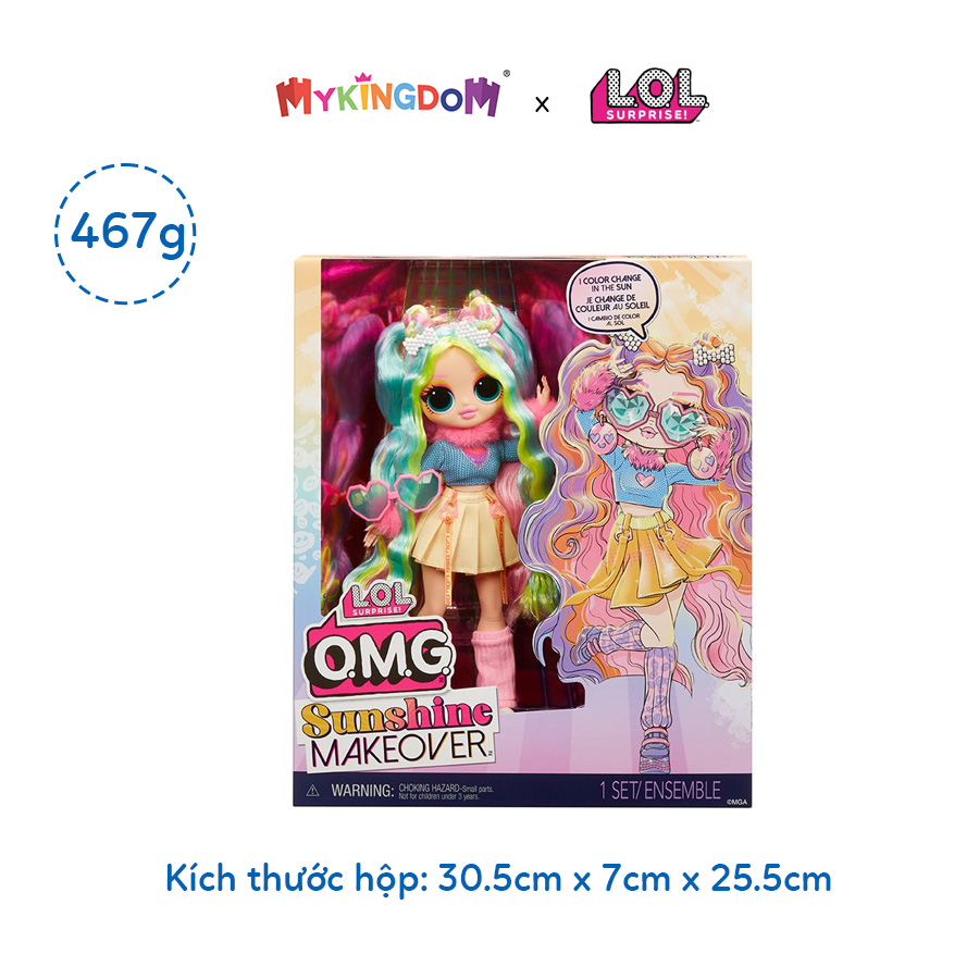 Đồ Chơi LOL SURPRISE Cô Nàng Búp Bê Omg Sunshine Tỏa Nắng - Bubblegum Dj 589426EUC