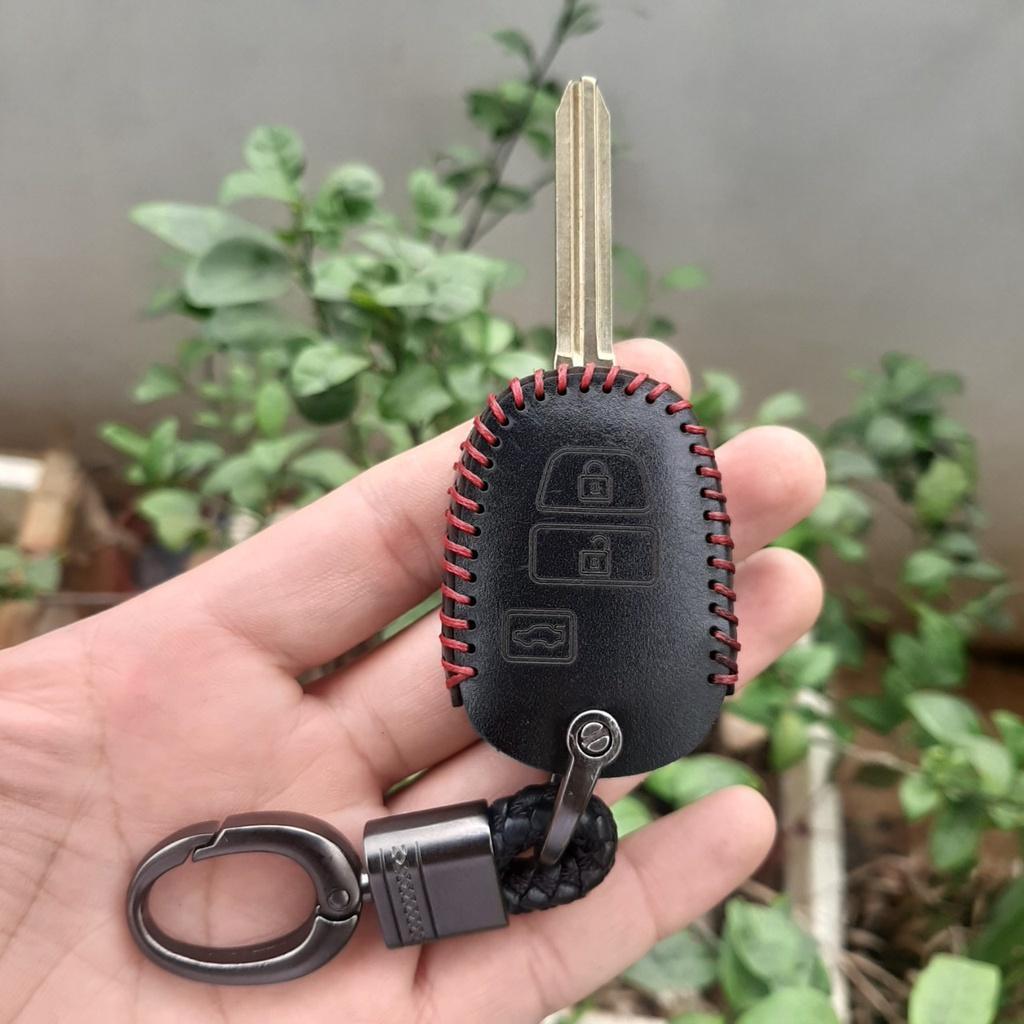 Bao Da Chìa Khóa xe TOYOTA Vios E&G 2014-2018, Vios E2019-2020. Da Bò , Khắc Tên + Số ĐT Chủ Xe