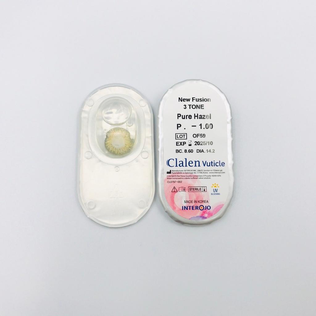 Kính áp tròng màu Pure Hazel Clalen Vuticle cho đôi mắt tự nhiên và rạng rỡ
