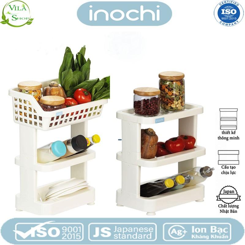 Kệ Để Đồ Đa Năng, Kệ Nhựa Cao Cấp 3 Tầng Nachi Plus Inochi, Đạt Tiêu Chẩu Xuất Nhật - Châu Âu - EU