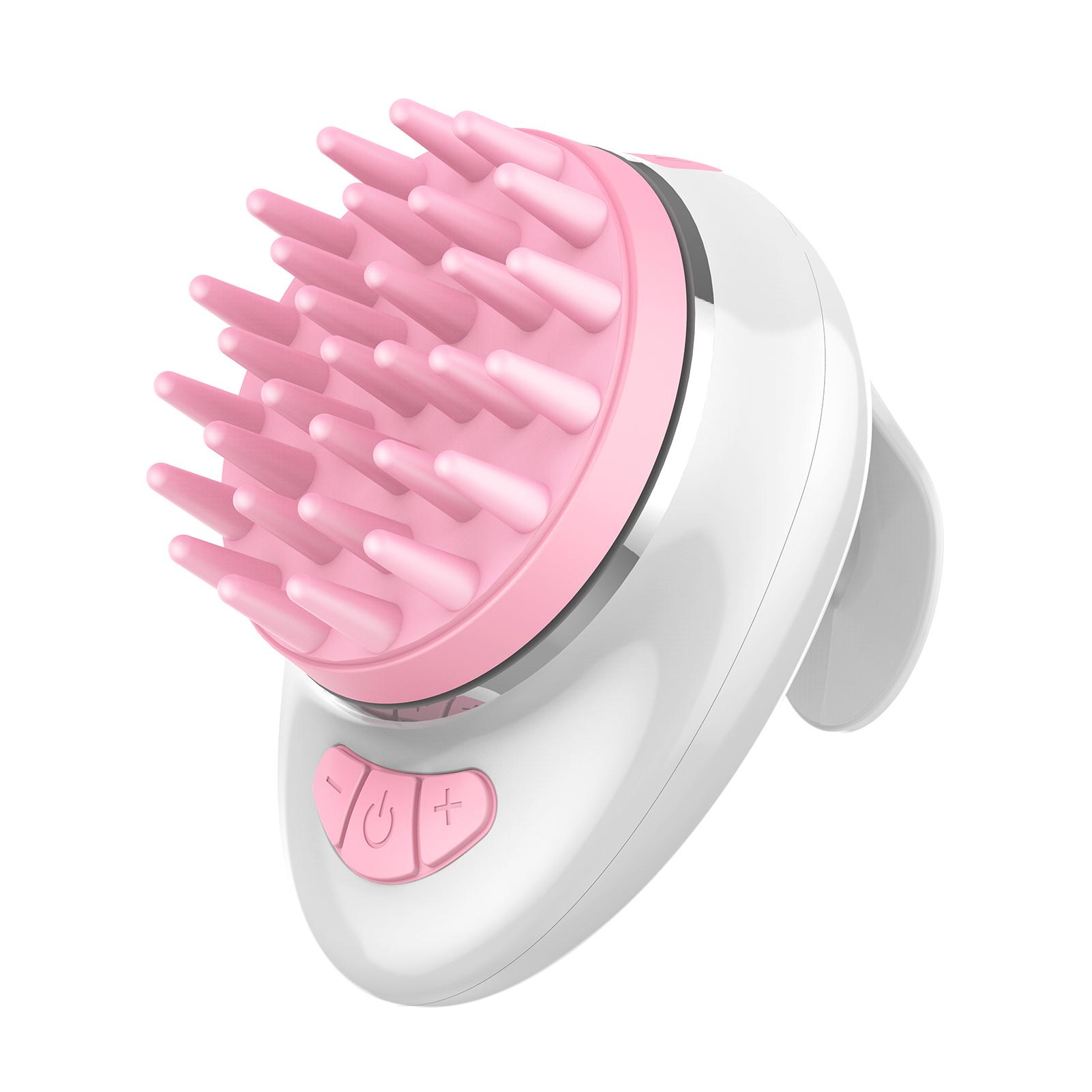 Bàn chải gội đầu mát xa da đầu sóng siêu âm bằng silicon mềm