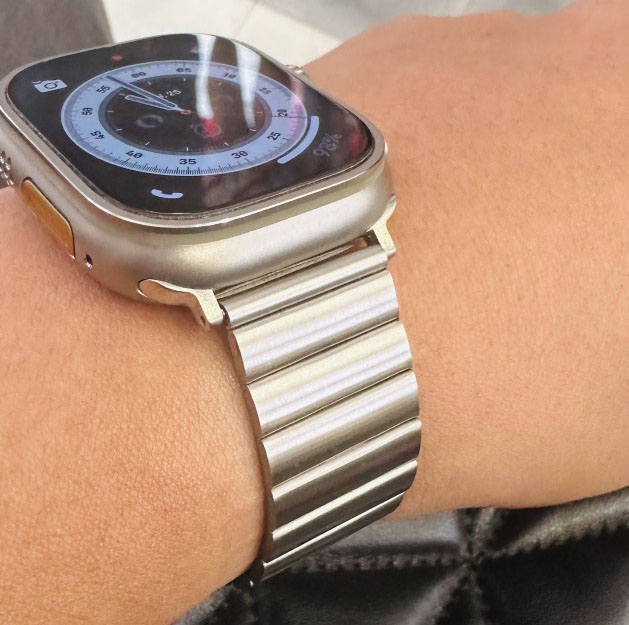 Dây đeo dành cho Apple watch ultra Stainless steel band (44/45/49mm)