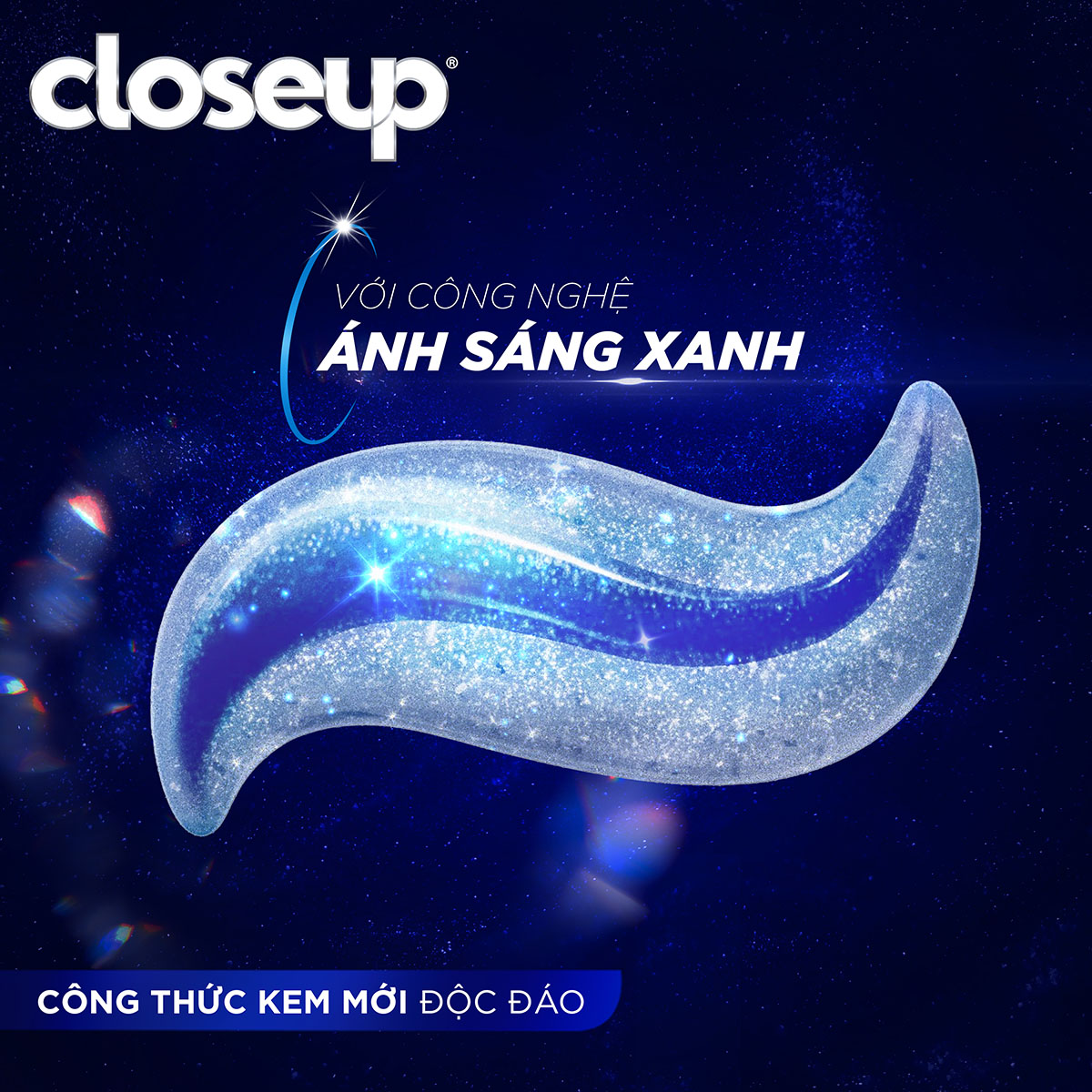 Combo 3 kem đánh răng Closeup Tinh Thể Blue Sapphire 100g