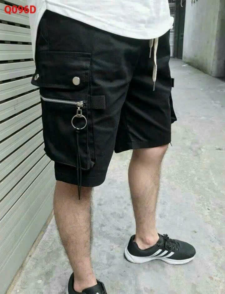 QUẦN SHORT KAKI TÚI HỘP PHỐI KHOÁ CO GIÃN
