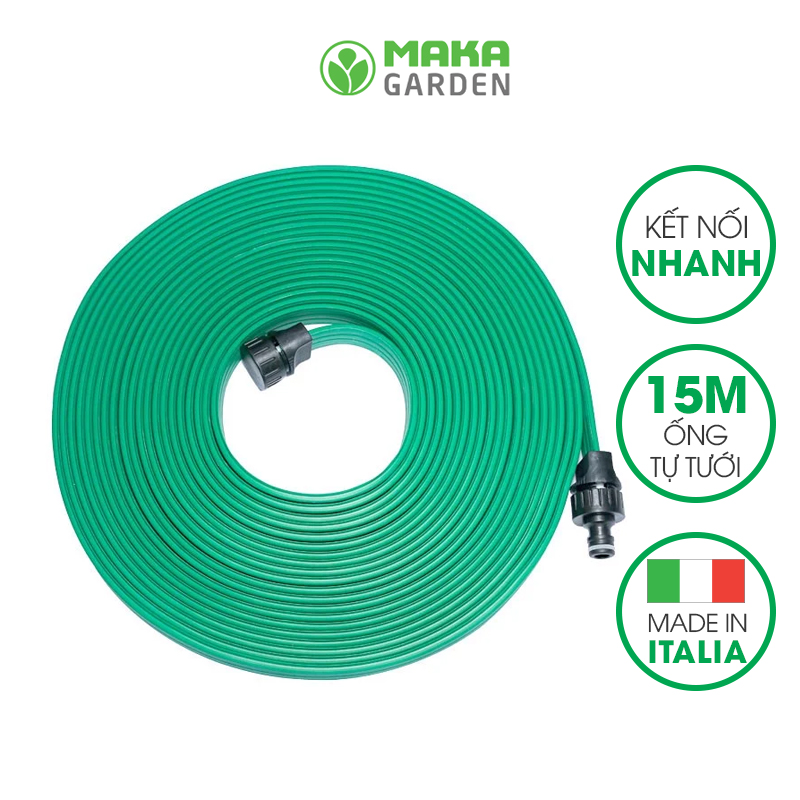 BỘ ỐNG TƯỚI VƯỜN 15 MÉT GF7032 - Ý