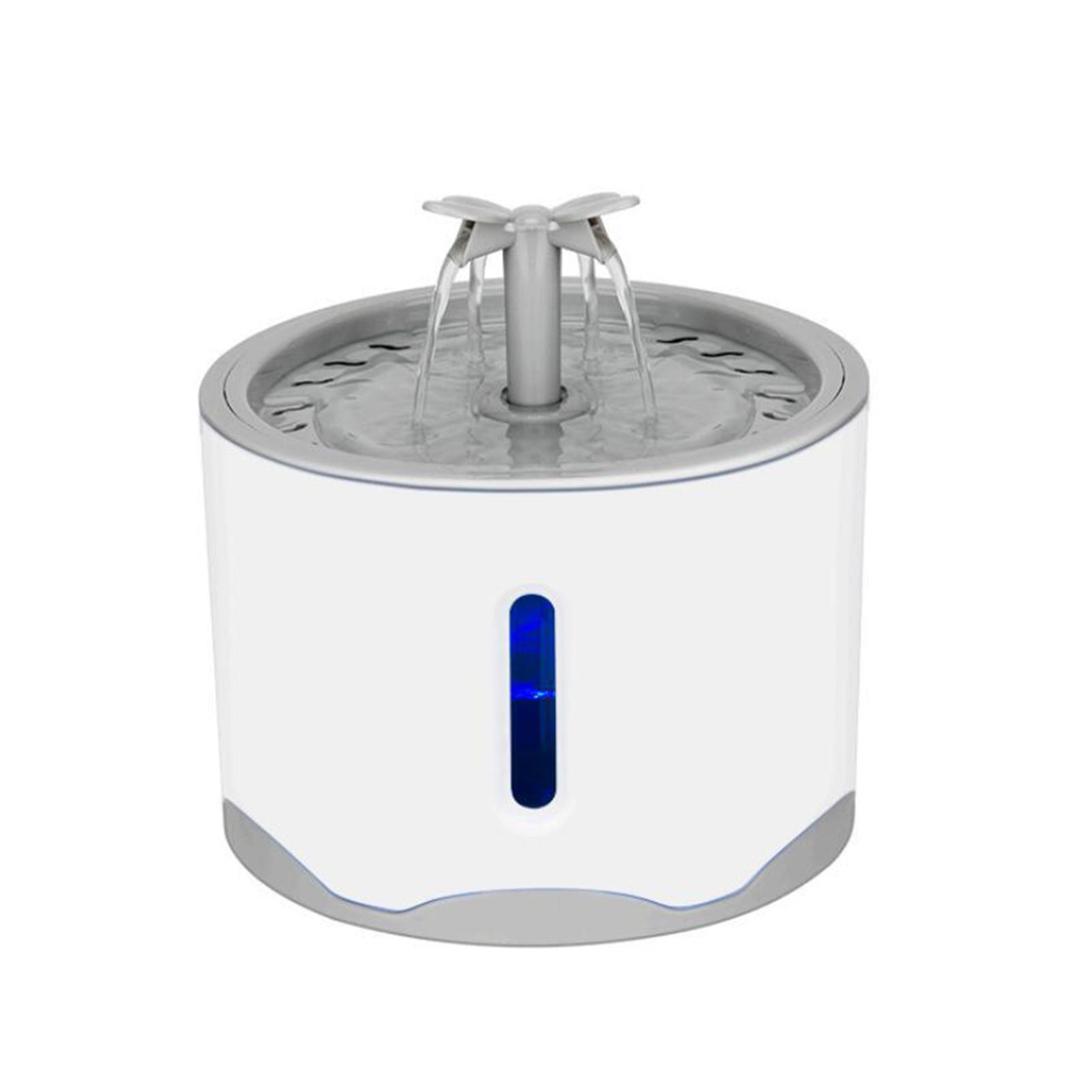 Bộ lọc nước cho mèo có đài phun nước dung tích 2.6L bằng vật liệu ABS sạc USB