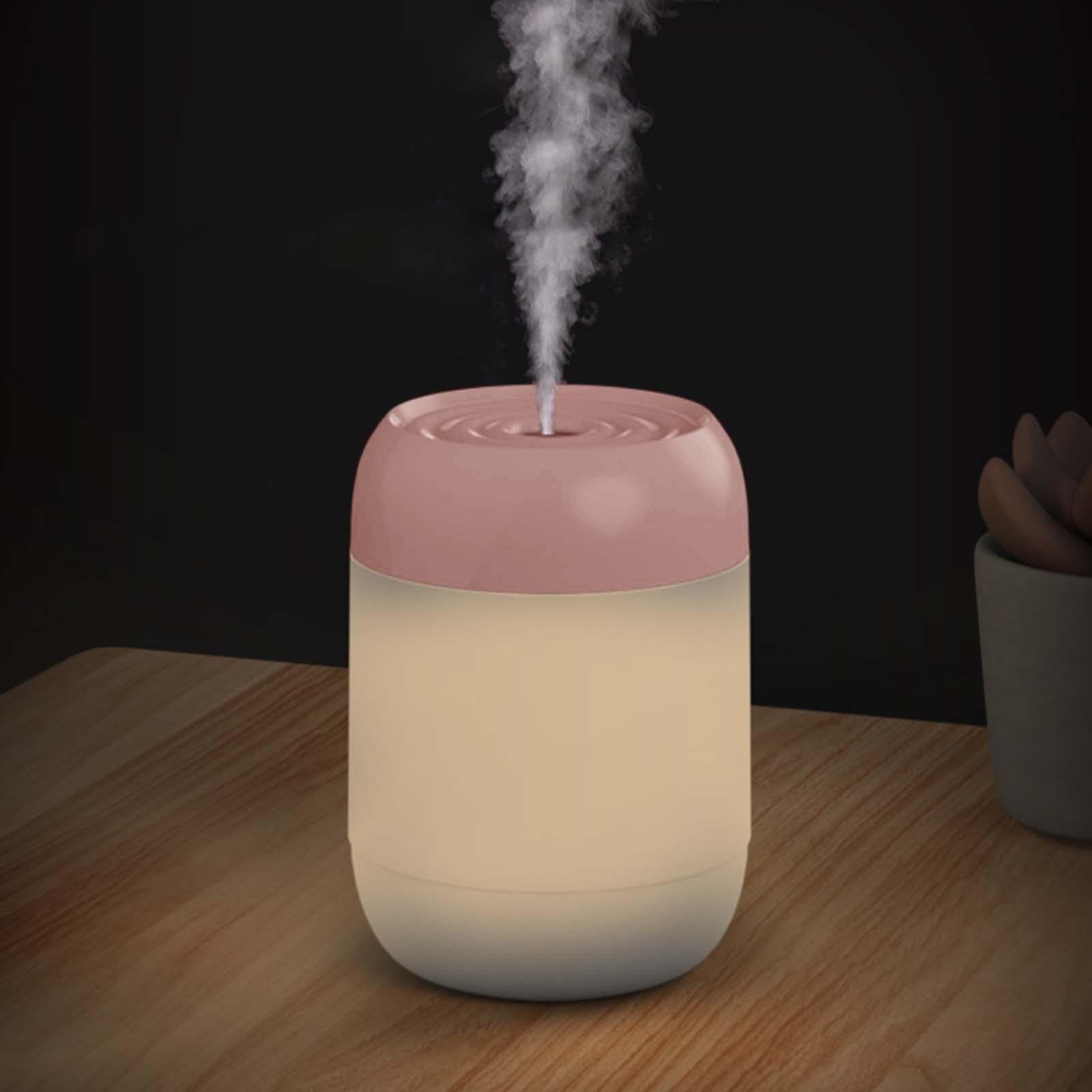 Cool Mist Humidifier with Night Light, 220ml USB Humidifier for Bedroom, Home, Office, Baby Room
